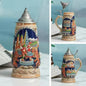 Beer Stein Mug German Munich Bavarian Viking Tankard with Petwer Lid Drinking Cups for Men's Gifts Big Capacity 1000ml