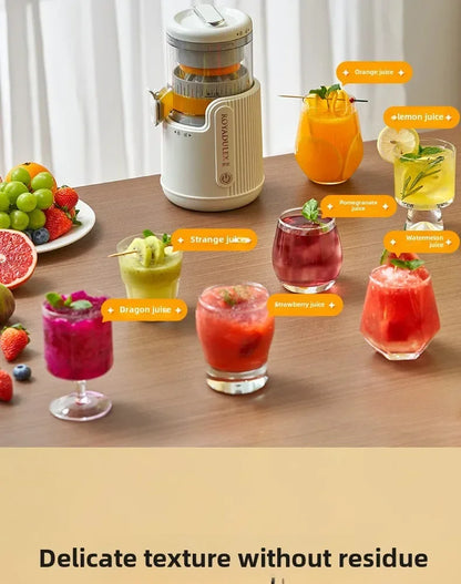 Large-Diameter Orange Juicer Juice And Pulp Separator Home Tea Shop Vegetable Fruit Juicing Machine for Kitchen Use