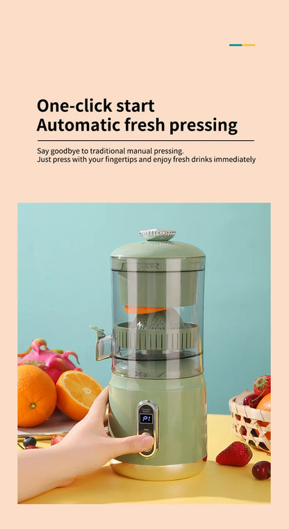 Extractor Fully Automatic Fruit Household Juicer Portable Juice Machine Residue Separation Bidirectional Spiral Fruit Juicer Cup