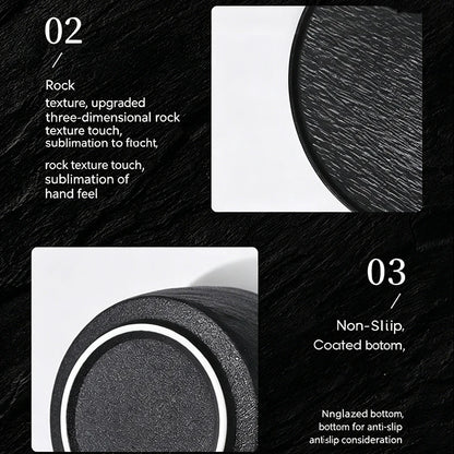 Tableware Set Black And White Rock Slab 8/16/34/55pcs Ceramics Dish Sets Full Set Luxury Dinnerware Set For 2/4/6/8/10 Persons
