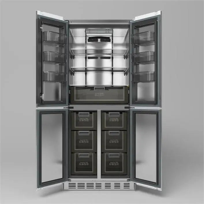 2025 BCD-355WQB Best-Selling Built-In Refrigerator-Freezer - 355L Home Appliance with Premium Cooling Performance