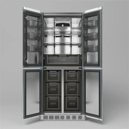 2025 BCD-355WQB Best-Selling Built-In Refrigerator-Freezer - 355L Home Appliance with Premium Cooling Performance