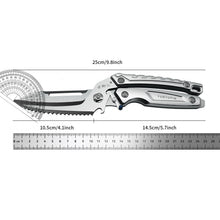 1 Pack Premium Heavy-Duty Multi-Function Kitchen Scissors - Ultra-Sharp 304 Stainless Steel Blades, Forged Construction, Right-H
