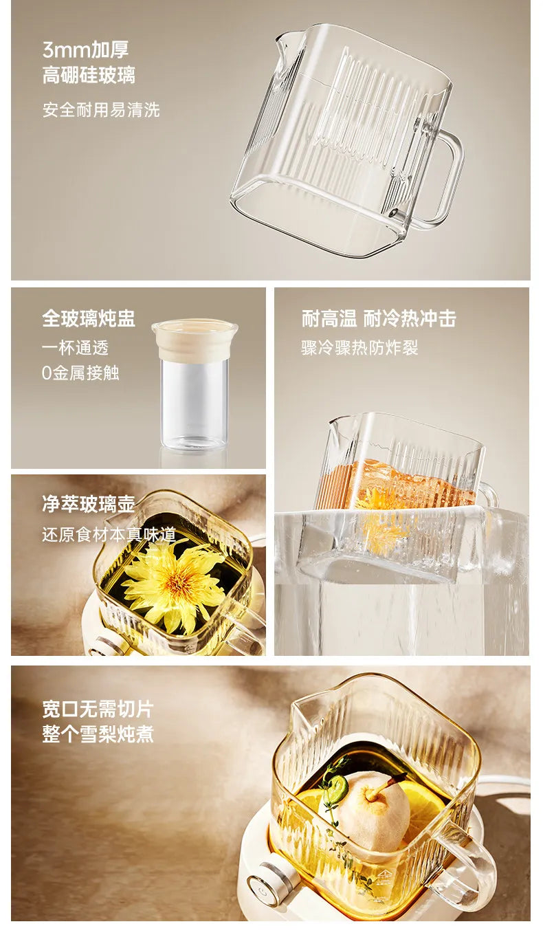 all-glass health pot constant temperature household multi-functional office small electric ceramic stove to make scented tea
