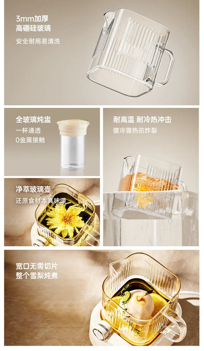 all-glass health pot constant temperature household multi-functional office small electric ceramic stove to make scented tea