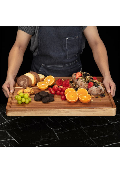 30 x 20 Extra Large Cutting Board, Bamboo Stove Top Cover, Over the Sink Cutting Board with Juice Groove, Heavy Duty Charcuterie Board for Kitchen