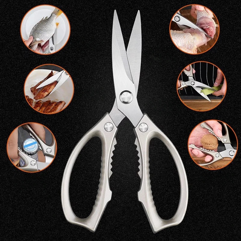 Strong Chicken Bone Scissors, Magnetic Scissors Set, Cut Poultry, Seafood, Meat Special, High Quality Kitchen Scissors