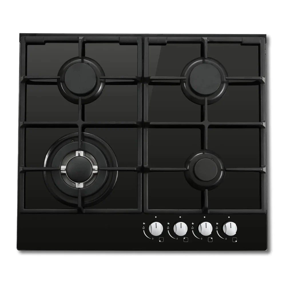 ALK Built-In Gas Stove 4 Burners Table Top WholesaleTempered Glass Gas Stove for Household