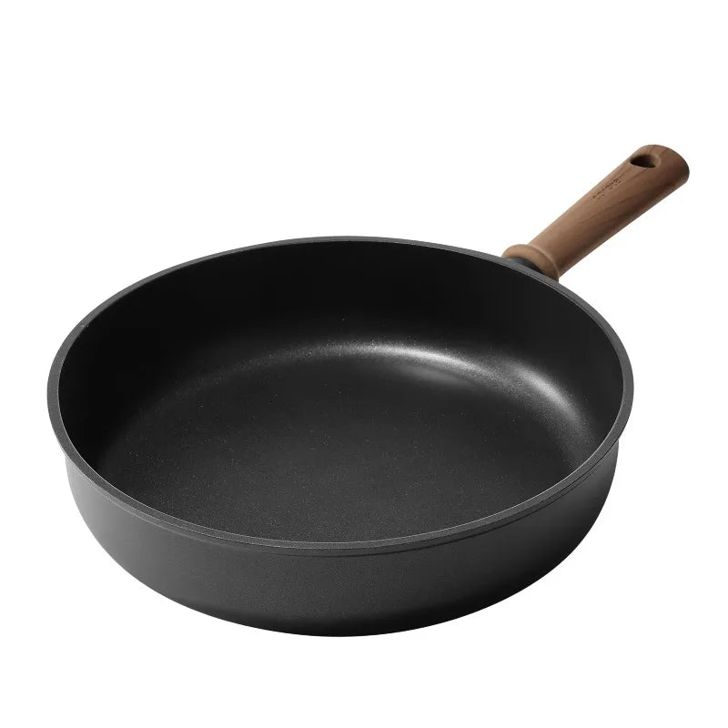 Titanium Nonstick Frying Pan Skillet, 10" Nonstick Fry Pan Without Glass Lid, Induction Compatible, Black