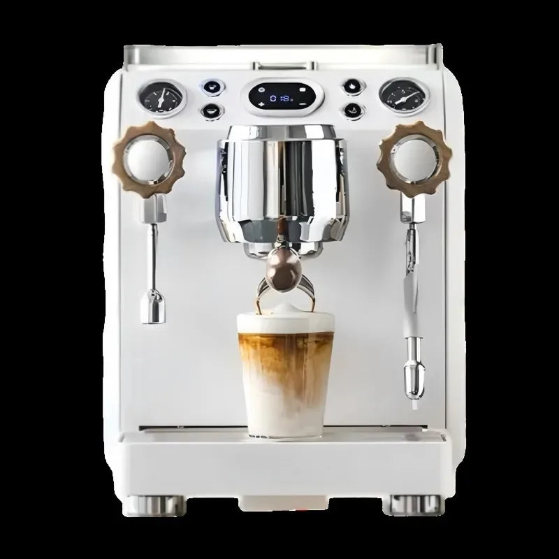 STLF 9Bar Italian Pump Commercial Coffee Machine Stainless Steel Boiler PID Temperature Control System 58mm Extraction