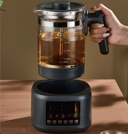 1.3L Electric Kettle With Filter Smart Health Pot Office Temperature Control Glass Flower Teapot Home Tea Maker Auto Thermos