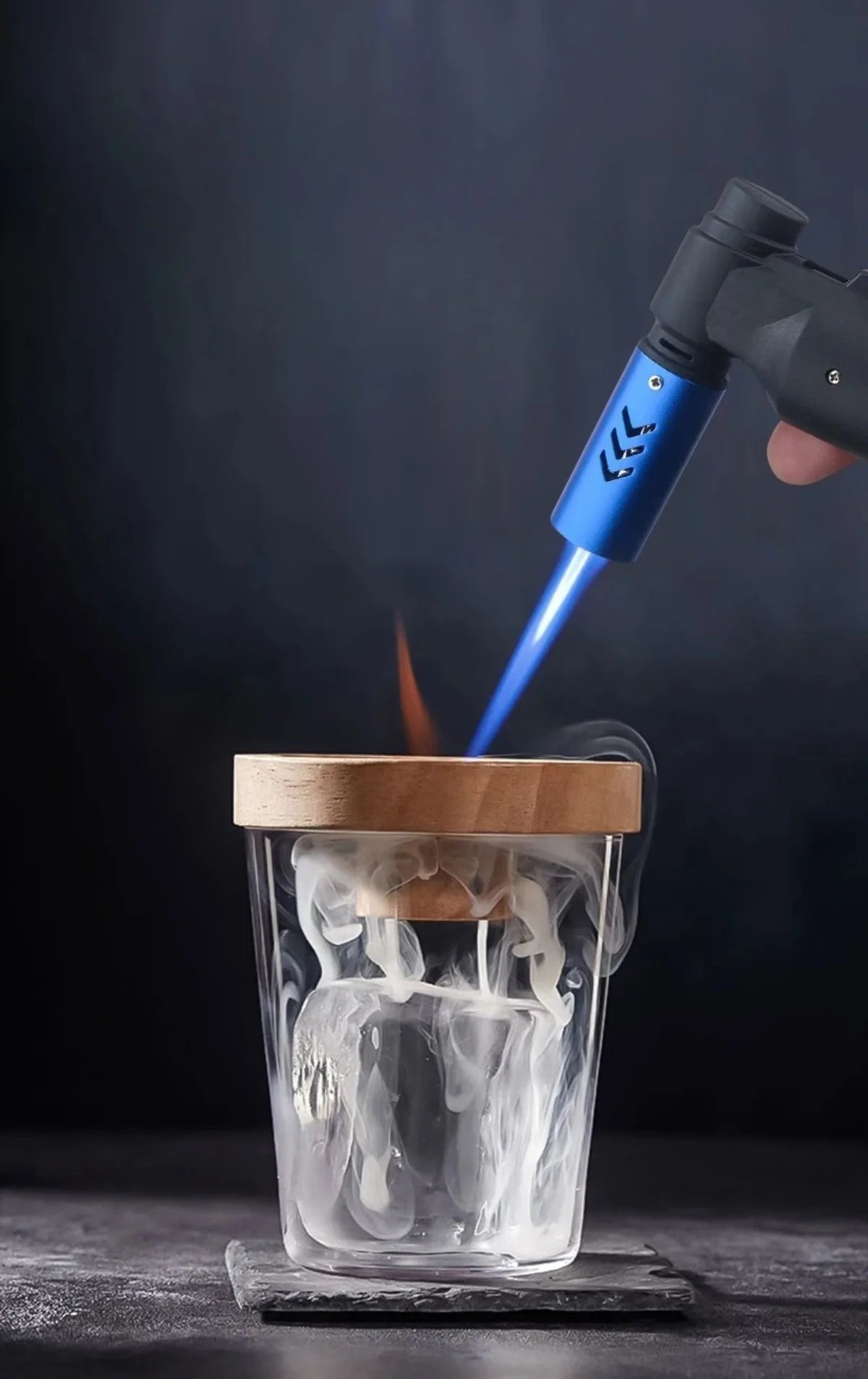 HONEST Gas Jet Butane Cigar Lighter Windproof Kitchen BBQ Metal Jewelry Welding Torch for Outdoor Camping
