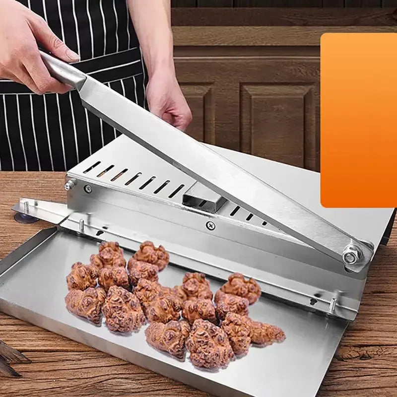 Home Kitchen Manual Frozen Meat Slicer Bone Cutting Tool Stainless Steel Minced Lamb Bone Meat Cutter Chicken Duck Fish Cutting