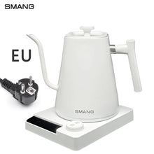 SMANG 1200W Gooseneck Electric Kettle 1L Temperature Control Coffee Kettle Pour Over Coffee Kettle Rapid Heating Kettle