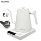 SMANG 1200W Gooseneck Electric Kettle 1L Temperature Control Coffee Kettle Pour Over Coffee Kettle Rapid Heating Kettle