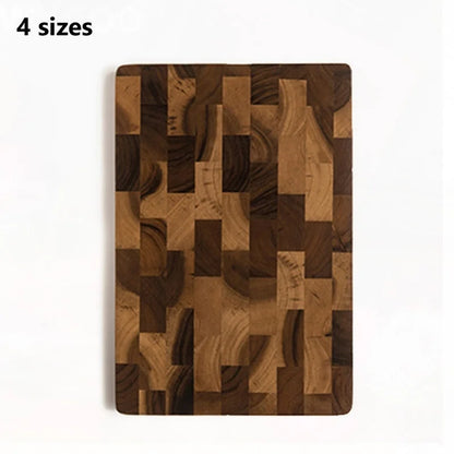 WXCOO Cutting Board Wood Kitchen Tools Double-sided Vegetable Chopping Board for Fruit and Vegetables Home Kitchen