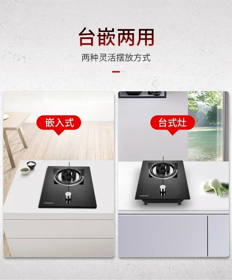 New single-burner gas cooker.  for home use. Can also be embedded. Old-fashioned cooktops.Table-top