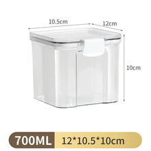 1-5PCS Sealed Jars Large Capacity Waterproof Transparent Scene Kitchen Candy Dried Grain Storage With Lid Fridge Storage Tank