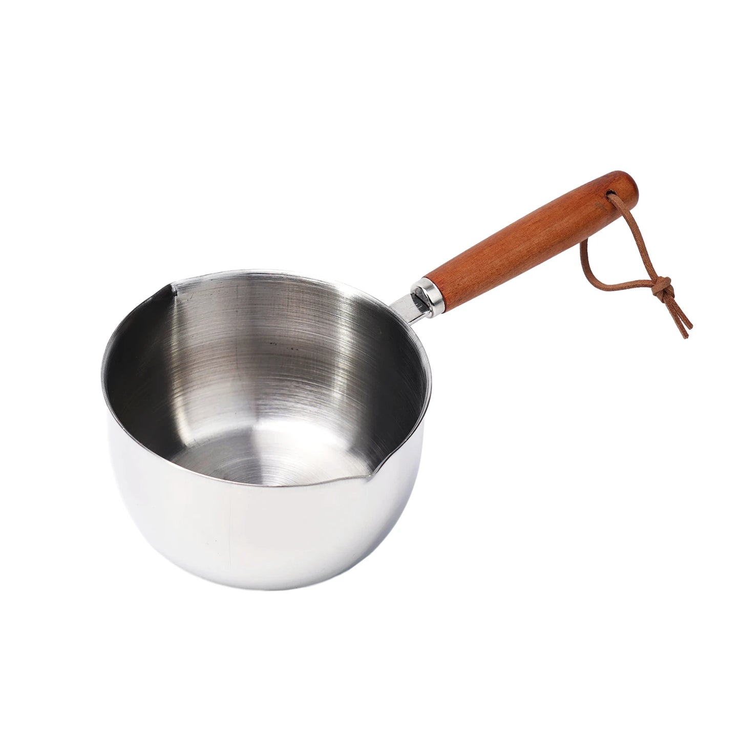 1pc 150/300/500ML Stainless Steel Mini Frying Pan Hot Oil Pan Hot Sauce Small Pot Cooking Butter Melting Pot Kitchen Supplies