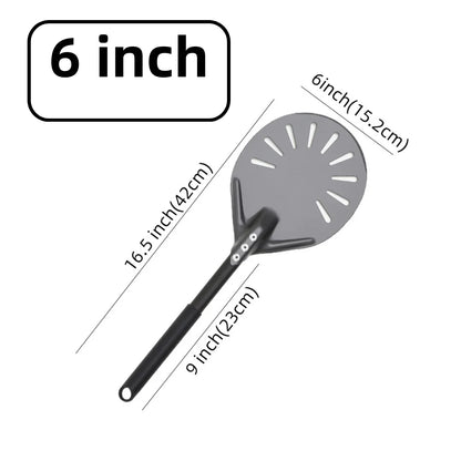 6&12 13 14  Inch Aluminum Pizza Peel Bread Paddle Pizza Oven Turning Peel Hard  Anodized Pizza  Baking Kitchen Tool Spatula