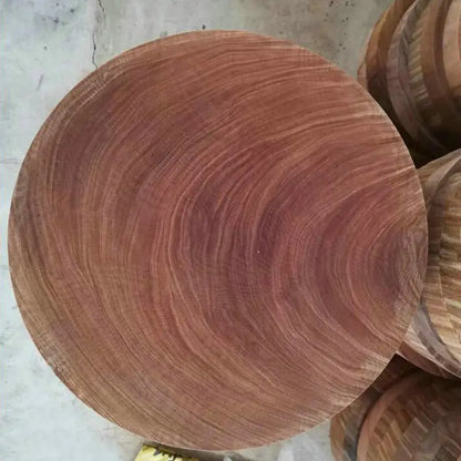 Solid Wood One Piece Ironwood Professional Cook Kitchen Chopping Board Chef Present No Paint Healthy Clam Wood Cutting Plate