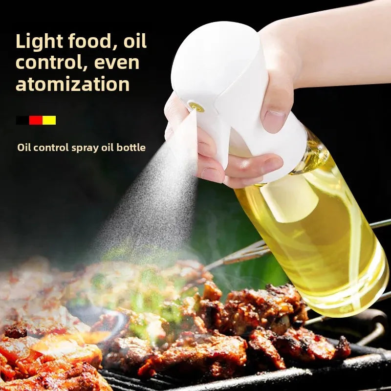 200ml 300ml 500ml Oil Spray Bottle Kitchen Cooking Olive Oil Dispenser BBQ Baking Camping  Vinegar Soy Sauce Sprayer Containers