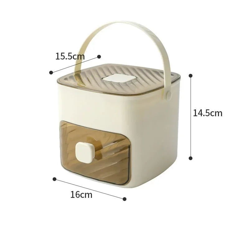 48 Grid Ice Cube Mold Reusable Refrigerator Ice Maker One-touch Easy Release Homemade Ice Cube Tray Mold Home Ice Making Tool