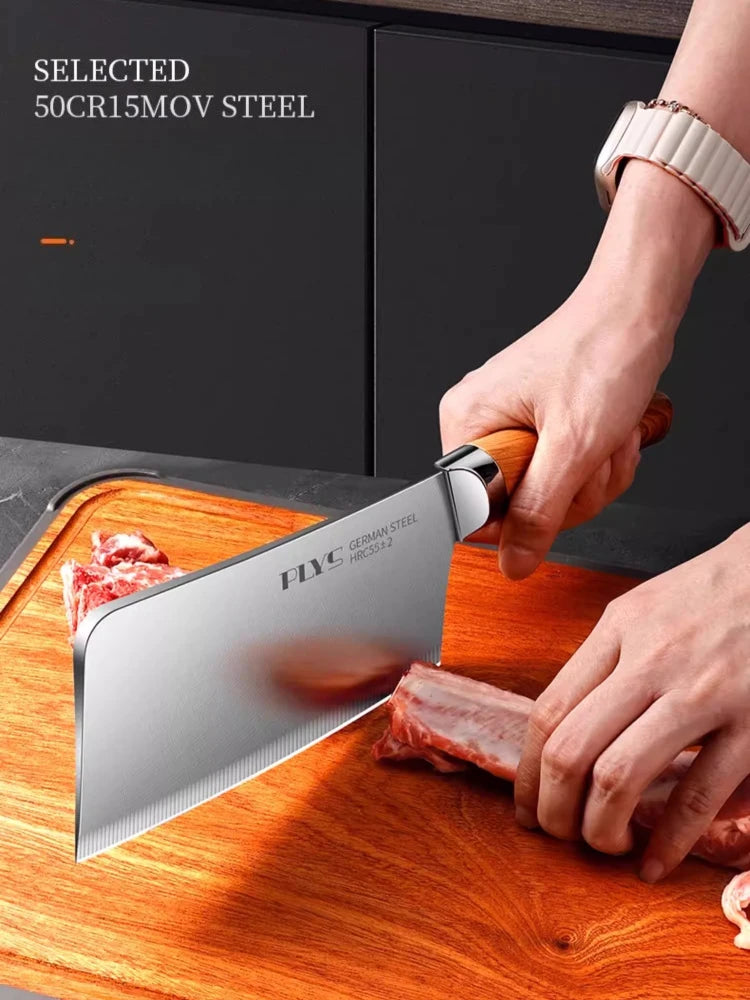 Professional Full 7 PCS Knife Set Stainless Steel Kitchen Knives Sets Best Kitchen Slicing with Knife Storage Block for Easy Kit