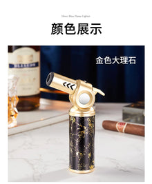 JOBON Metal Windproof Cigar Lighter Camping Kitchen BBQ Baking Tool Welding Gun Turbine Torch Lighters smoke accesoires