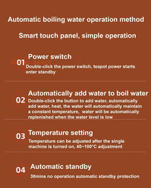 1350W Multifunction Automatic Bottom Electric Kettle Temperature Control Glass Teapot Home Tea Brewing Machine Auto Power Off 1L