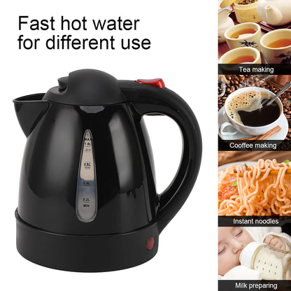 250W Portable Car Electric Kettle with Cigarette Lighter Road Trip 24V Truck Heated Water Tea Coffee Kettle Auto Shut Off 1000ml