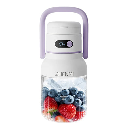Portable Juicer, 33oz. Vessel, USB-C Rechargeable, Easy To Clean, Suitable For Juicing Fruits And Vegetable,