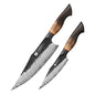 XINZUO Eight-piece Kitchen Knife Set 67 Layers Damascus Super Steel Hardness 60±2HRC Ideal For Home Kitchen Vegetable Prep