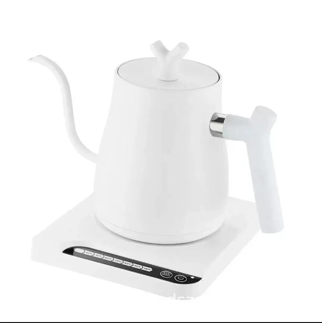 1L Gooseneck Electric Kettle, Auto-Thermostatic Pour-Over Coffee&Tea Water Heater & 7-Temp Control (45-100°C) for Home/Hotel Use
