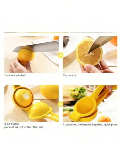 Large Manual Juicer, Multi-Function Hand Press Fruit Juicer With Lemon Squeezer, Lemon Juicer, Efficient Juicing, Easy To Use, Lightweight, High-Quality Material, Juicer, Healthy Lifestyle, Lemon Juicer, Kitchen Appliance, Ho