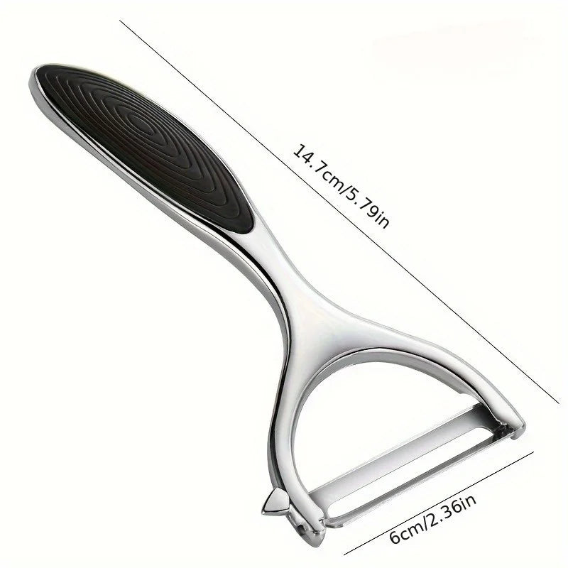 1pc, Fruit Peeler, Vegetable Peeler, Creative Peeler,Metal Peeler,Potato Peeler,Kitchen Peeler,Melon Planer,Reusable Pear Peeler