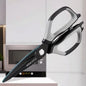 Multifunctional Non-slip Kitchen Scissors, Heavy-duty Bone Cutting Shears with Fish Scale Scraper, Baby Food Scissors C2612