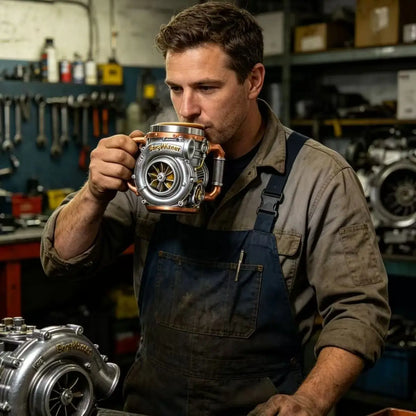Unique 3D Car Turbo Engine Shaped Beer Mug Retro Mechanical Gear Resin Coffee Cup Creative Desktop Decor Drink Tumbler Gift