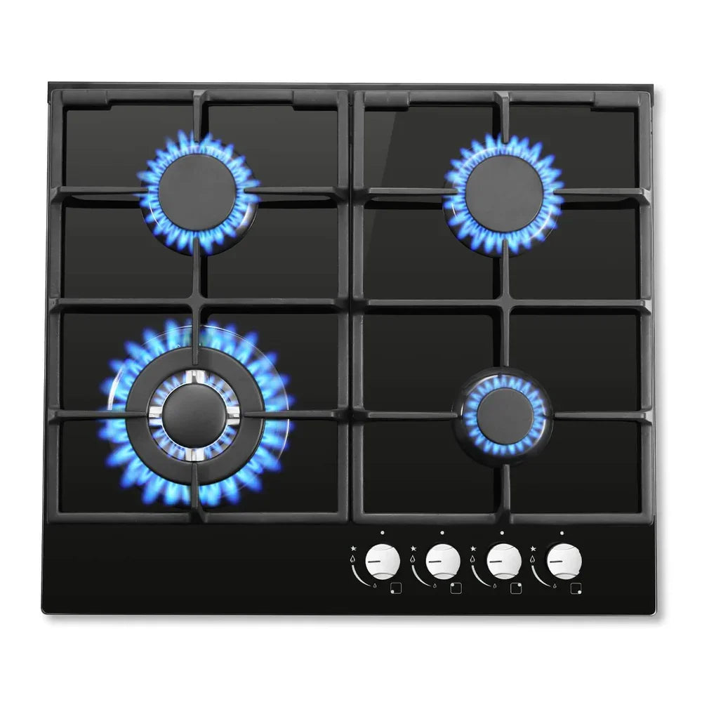 ALK Built-In Gas Stove 4 Burners Table Top WholesaleTempered Glass Gas Stove for Household
