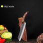 WXCOO Forged Butcher Bone Cutter Kitchen Knife Stainless Steel with Sheath 1~8pcs Chef Fruit Knives Scissor BBQ Cooking Boning