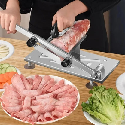 Frozen Meat Slicer Portable Manual Bone Cutting Knife Stainless Steel Household Vegetable Food Slicer for Slice