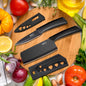 WXCOO Kitchen Knife Chef Meat Cleaver Boning Household Chopper Knife with Cover Stainless Steel Fruit Knife Vegetable Slicing
