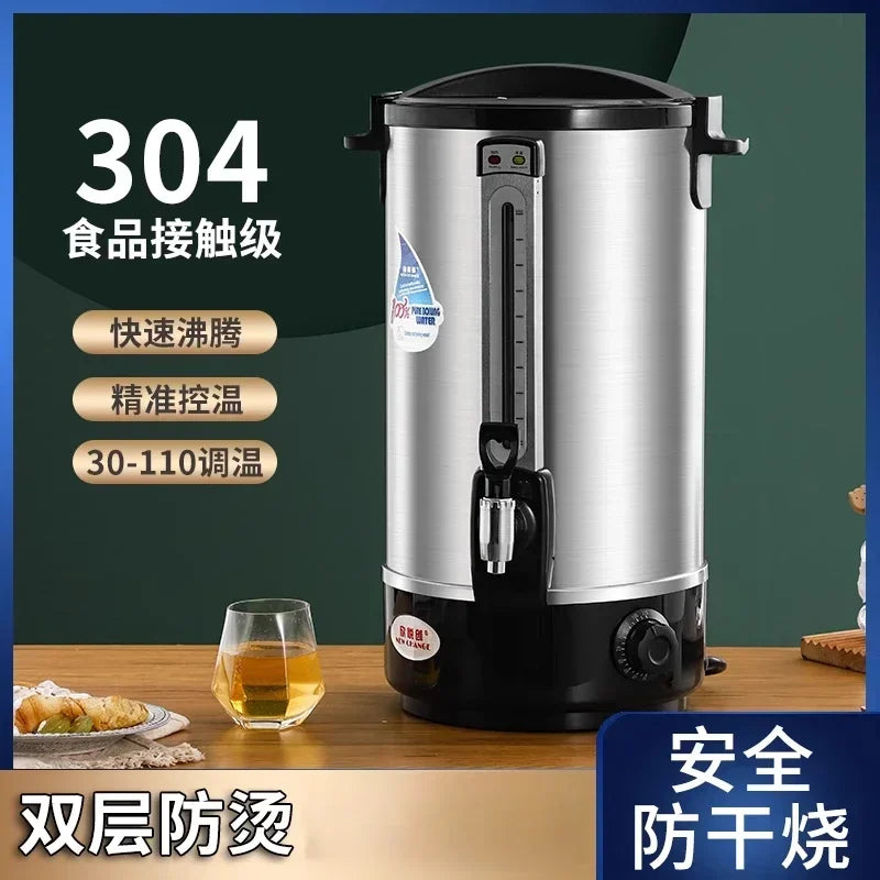 Commercial Precision Temperature Control Insulation Bucket, Stainless Steel Electric Water Bucket, Large Capacity