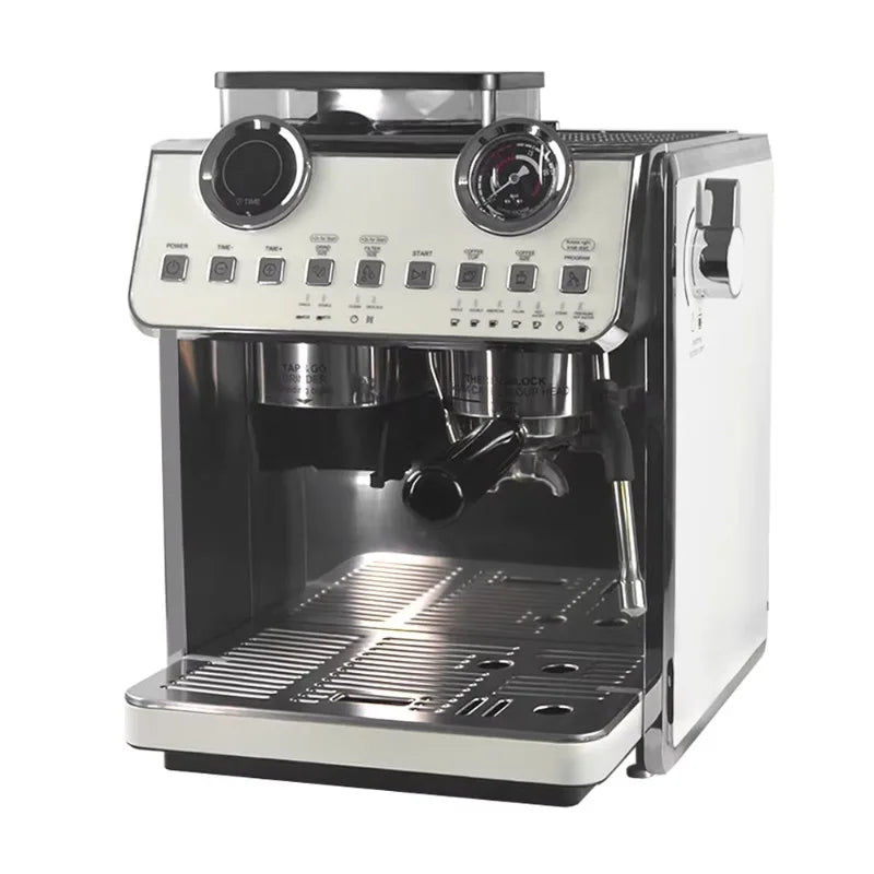 oo-Espresso Coffee Maker 20Bar Double Boilers Dual Pumps Italian Coffee Machine Automatic Coffee Machine With Grinder