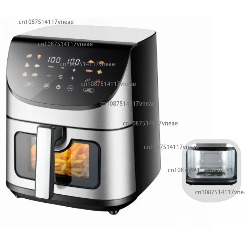 Large-Capacity Air Fryer Home Use Smart New Touchscreen Electric Fryer French Fry Maker Electric Oven