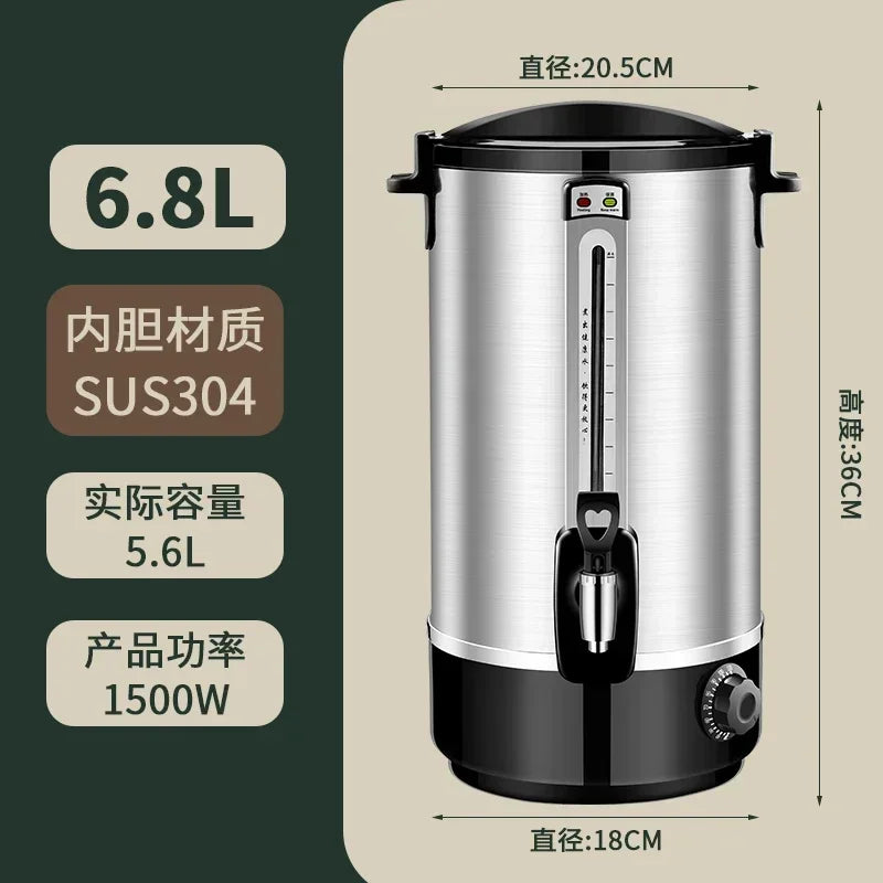 Commercial Precision Temperature Control Insulation Bucket, Stainless Steel Electric Water Bucket, Large Capacity