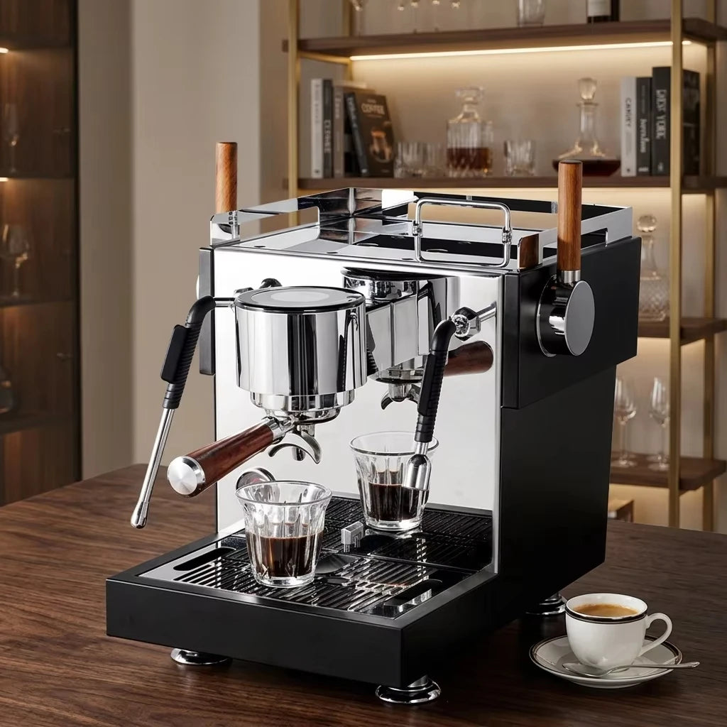 -For MC-11T Electric Stainless Steel Semi-Automatic Cappuccino Espresso Coffee Maker 12 Bar Pressure Hotel RV Outdoor Household*