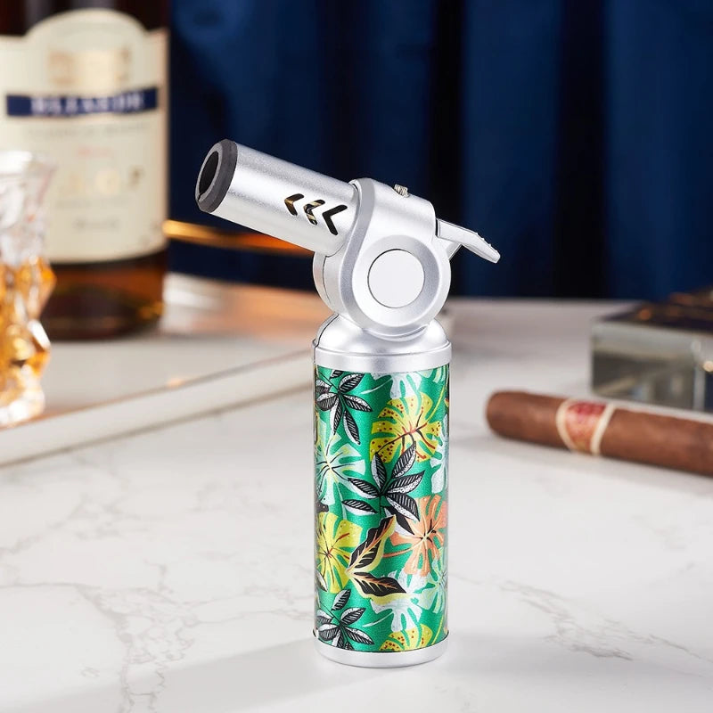 JOBON Metal Windproof Cigar Lighter Camping Kitchen BBQ Baking Tool Welding Gun Turbine Torch Lighters smoke accesoires