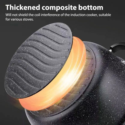 Maifan Stone Soup Pot Universal Two Ears Non-stick Kitchen Cooking with Lid Household Saucepan Stock Gas Induction Cooker