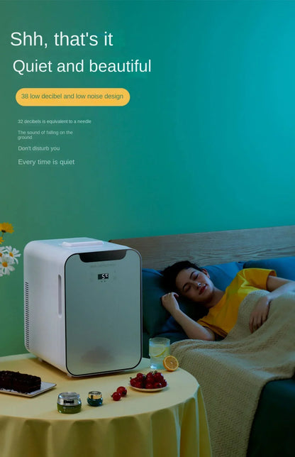 220V Mini Refrigerator Small Household Dormitory Car Mounted Refrigerator Mini Student Refrigeration Single Person Small  HCB1